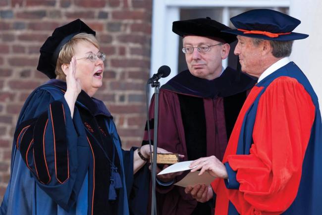 Teresa Sullivan sworn in as UVA President